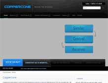Tablet Screenshot of coppercone.com
